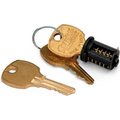 Hon HON® Lock Core Replacement Kit for Wood Casegoods Black - 10500 Series HONF23BX